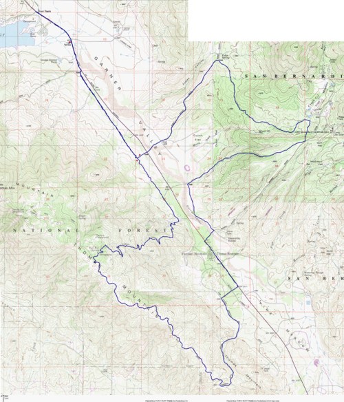 TOPO! San Diego and Surrounding Recreational Areas - LOOP2.TPO